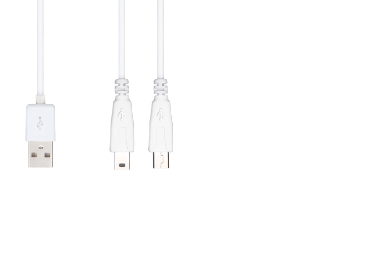 Micro USB+Mini USB二合一數(shù)據(jù)充電線   精巧工藝  時(shí)尚簡(jiǎn)潔
